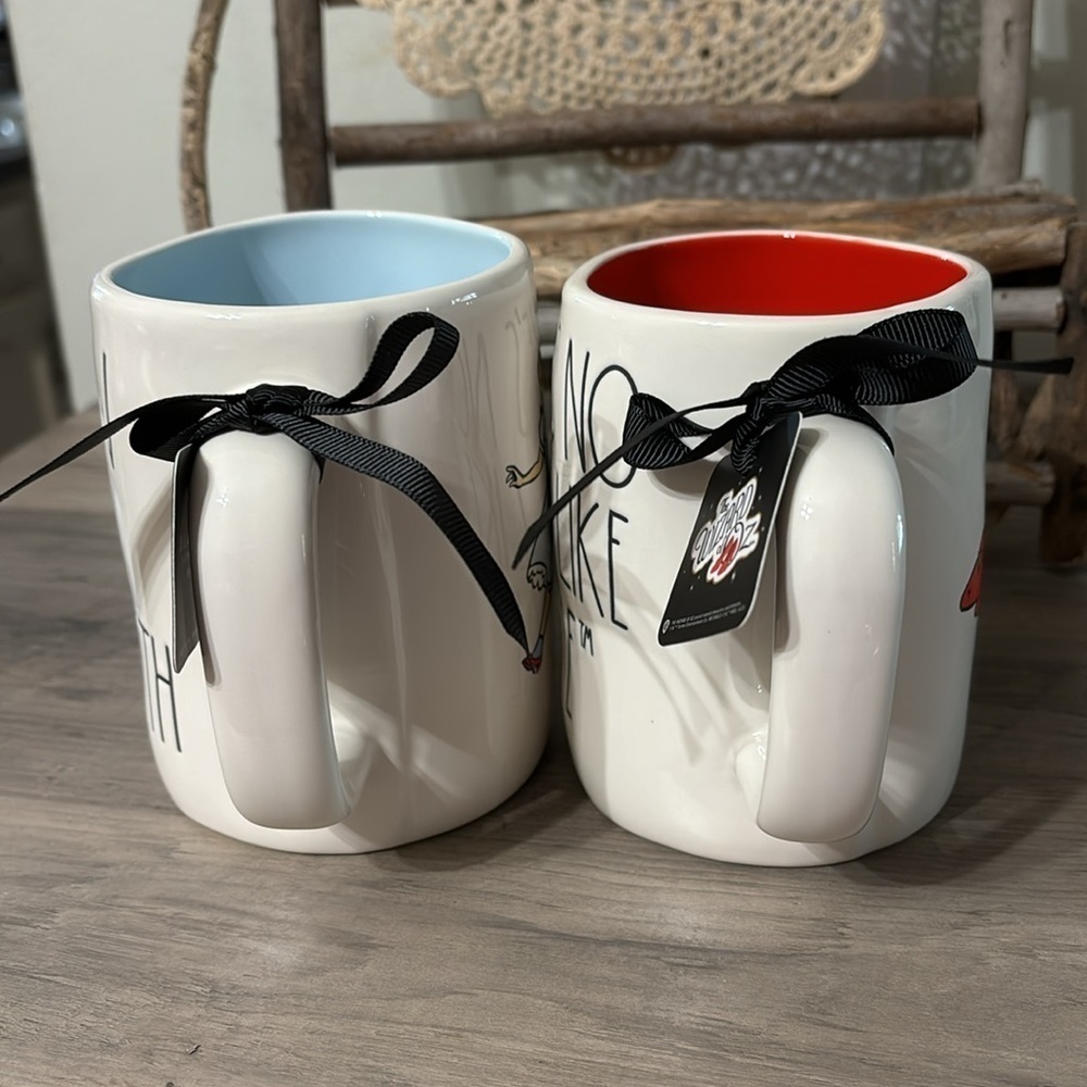 NWT RAE DUNN WIZARD OF OZ FOLLOW YOUR PATH AND THERE'S NO PLACE LIKE HOME MUGS - Picture 6 of 9